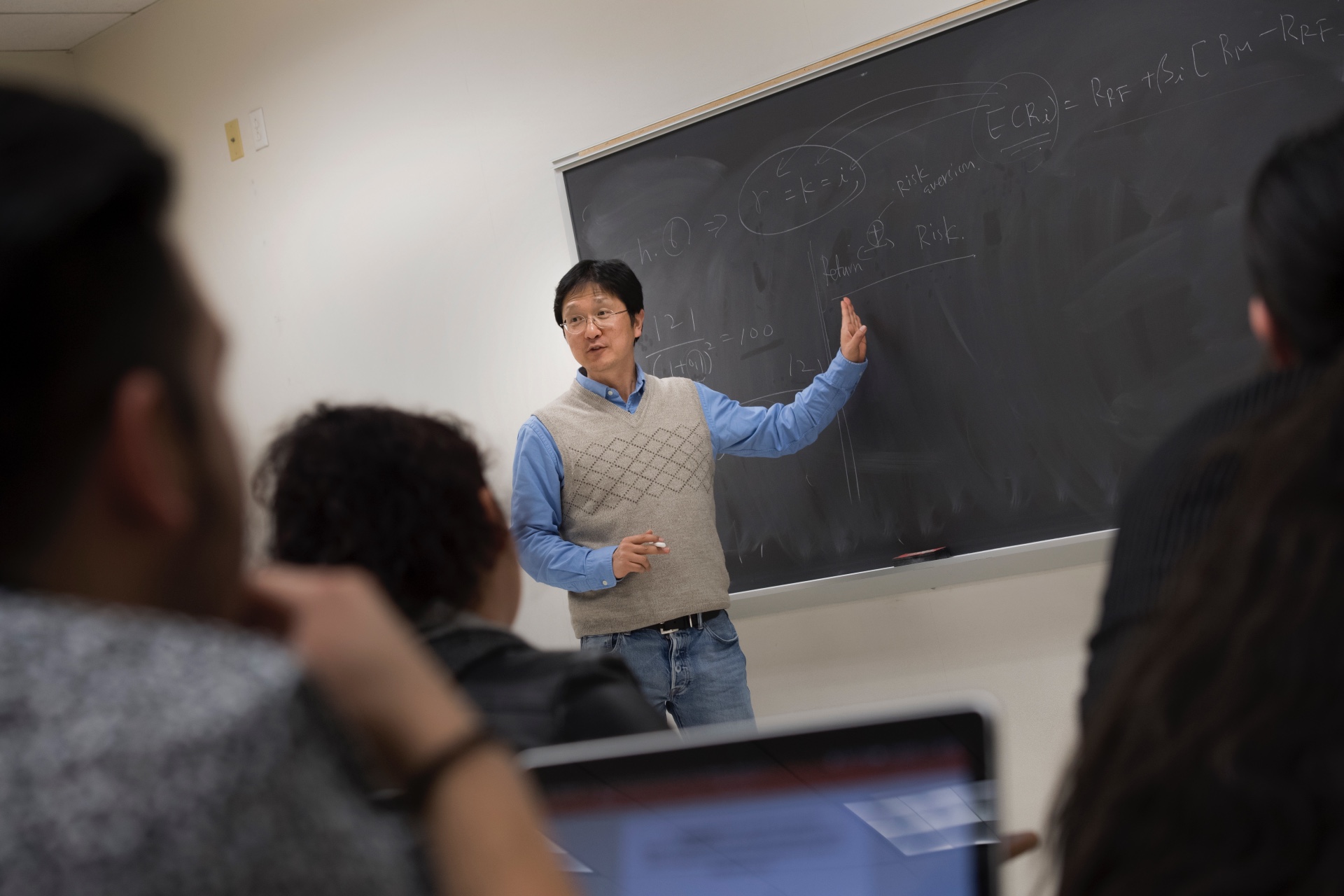 professor teaching