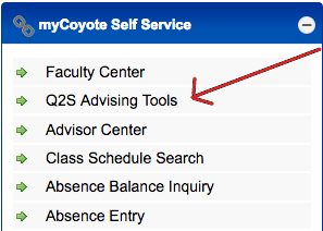 myCoyote Self Service list screenshot