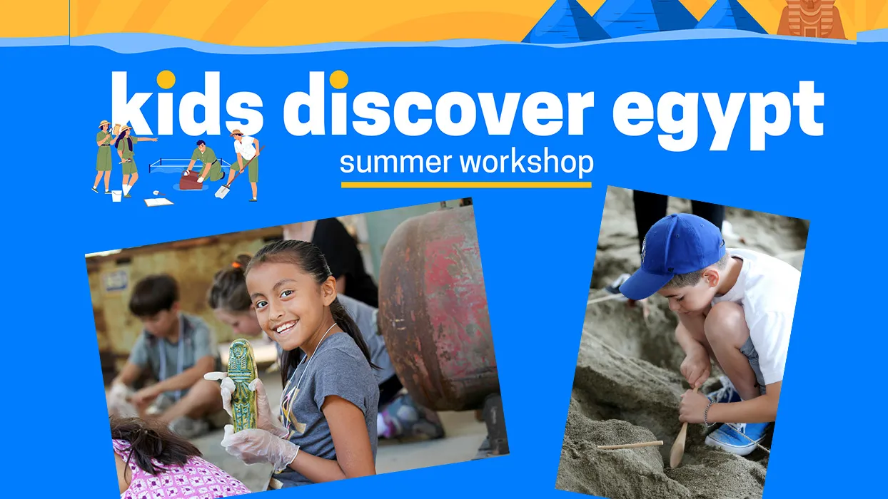 The Kids Discover Egypt Workshop will return to CSUSB’s Robert and Frances Fullerton Museum of Art (RAFFMA) over two three-day sessions: the first from July 16-18 and the second from July 23-25.