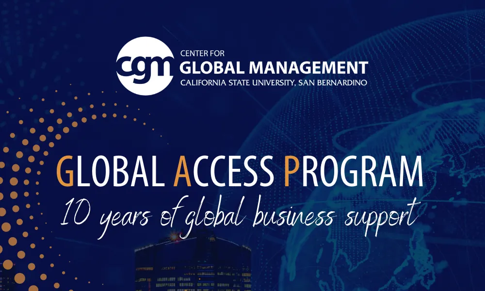 CGM Global Access Program 10 years of global business support