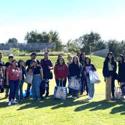 The TRIO Educational Opportunity Center at CSUSB took 23 participants to a College and Career Exploration Day at the University of Redlands in fall 2023.