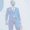 Proud black man in business suit