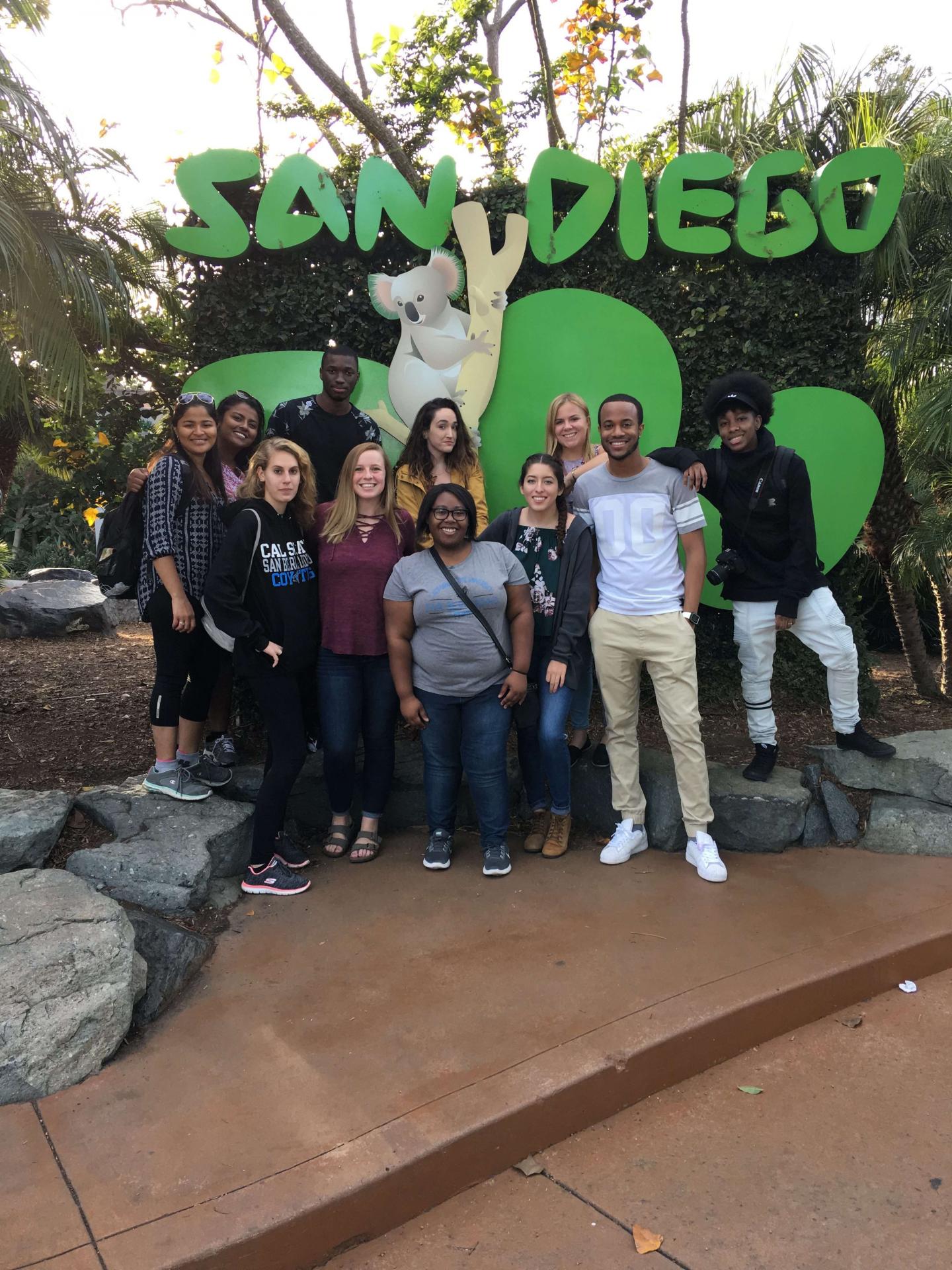 Students in San Diego Zoo