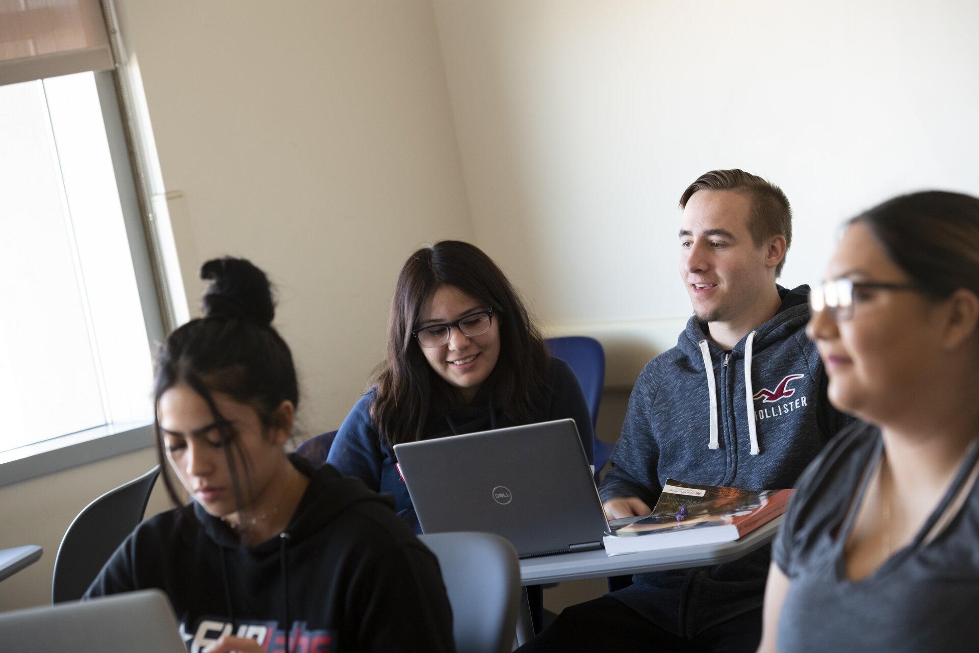 Students in class