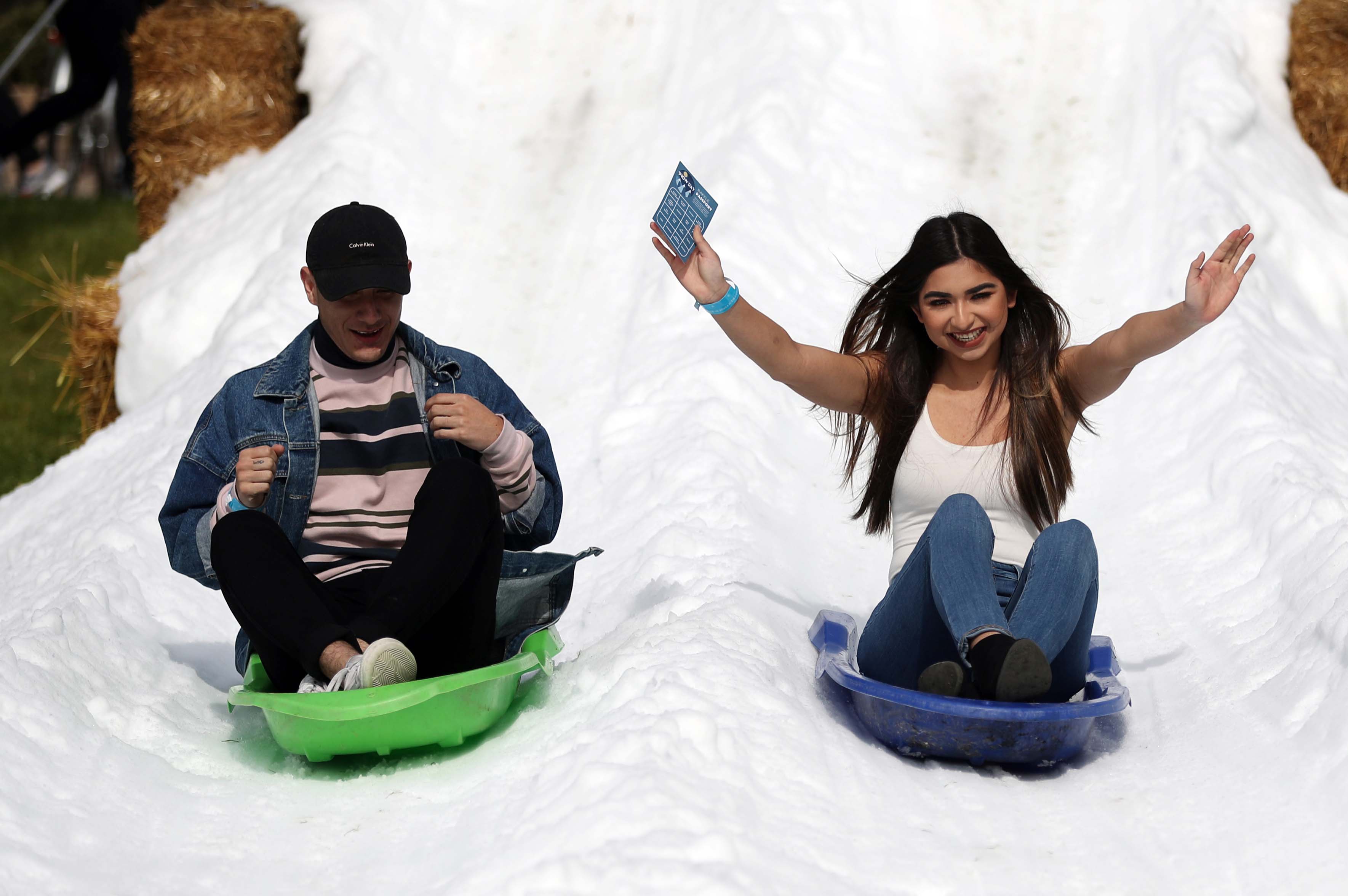The snow glide at Snow Day