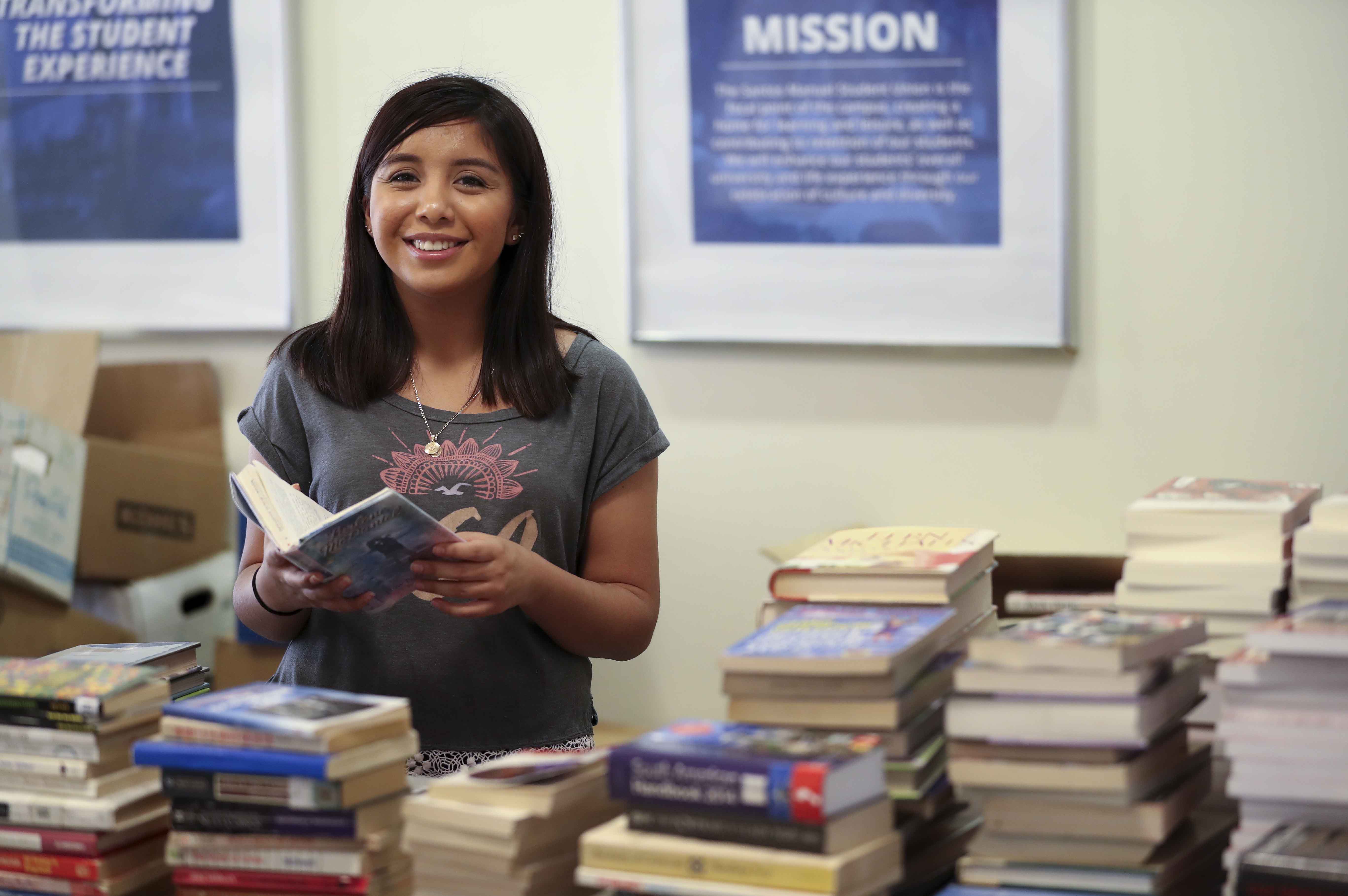 More than 5,000 books were given away to children and young adults.