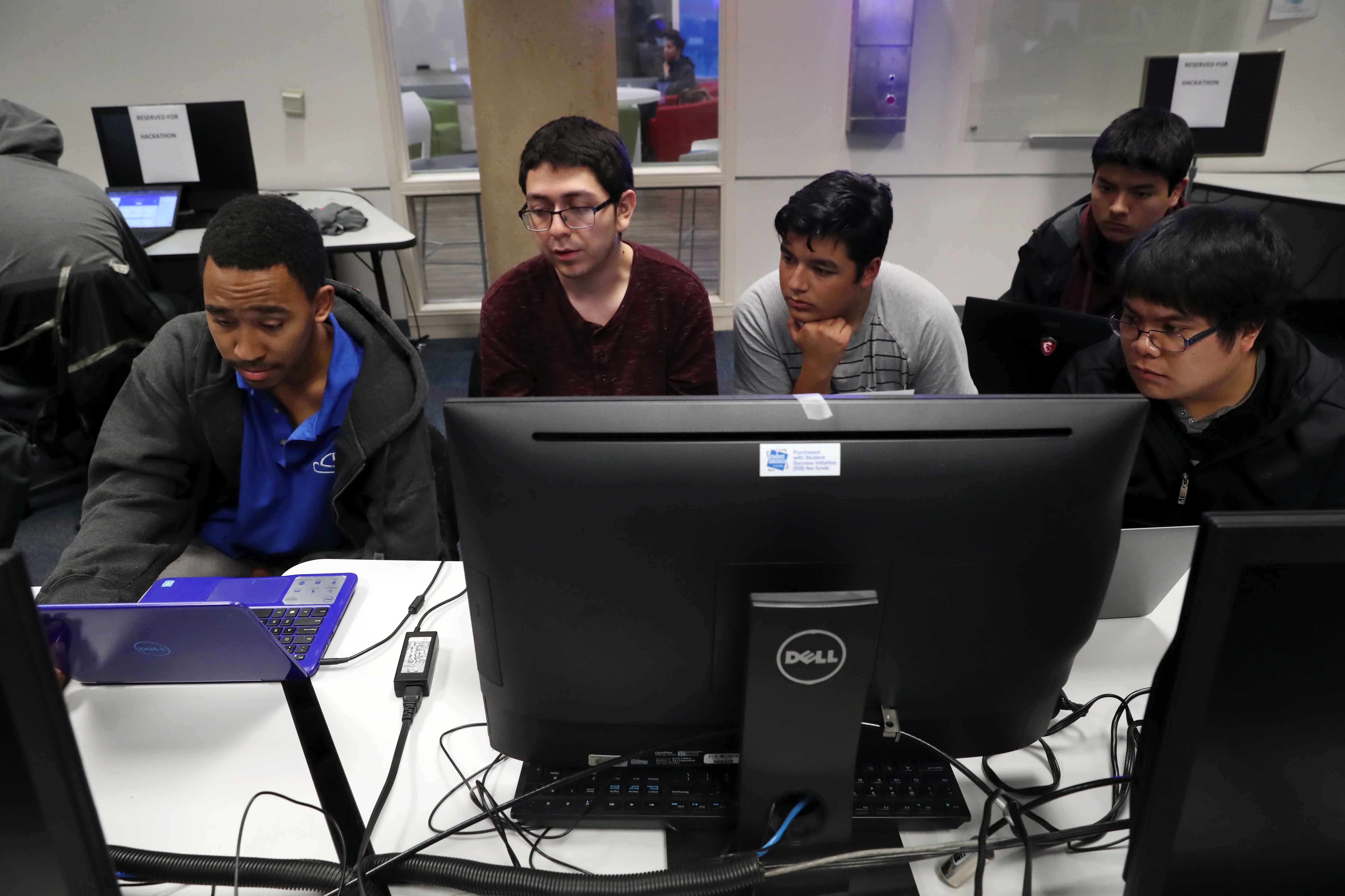 The hackathon was sponsored by the Institute of Electrical and Electronics Engineers (IEEE) foothill section, Google, CSUSB Associated Students Inc. (ASI), the university’s Computer Science and Engineering Club (CSE), as well as Information Technology Ser