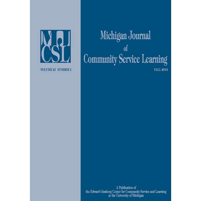 Michigan Journal of Community Service Learning