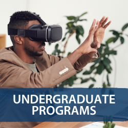 Undergraduate programs image of virtual goggles 