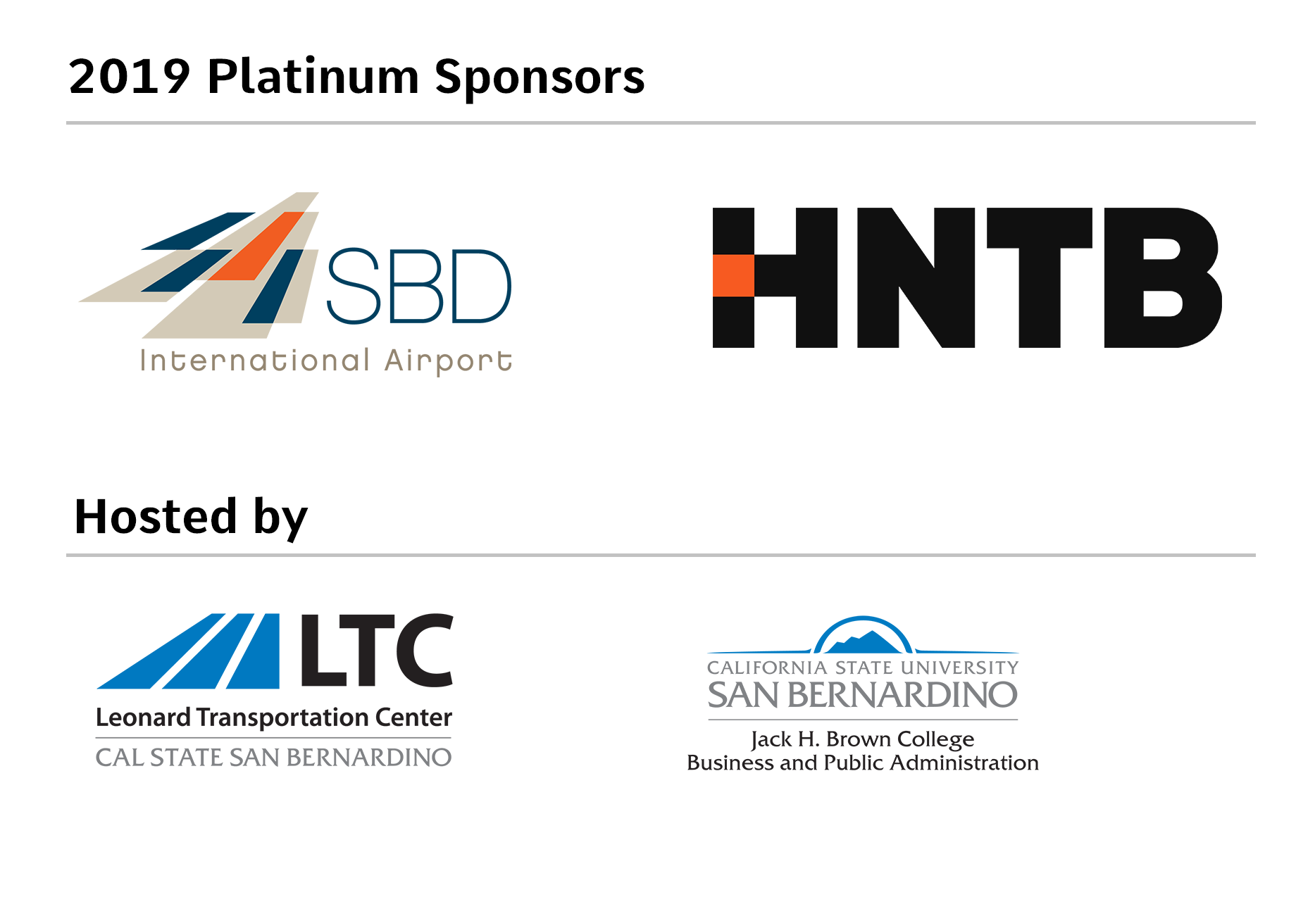 2019 IE Sponsors