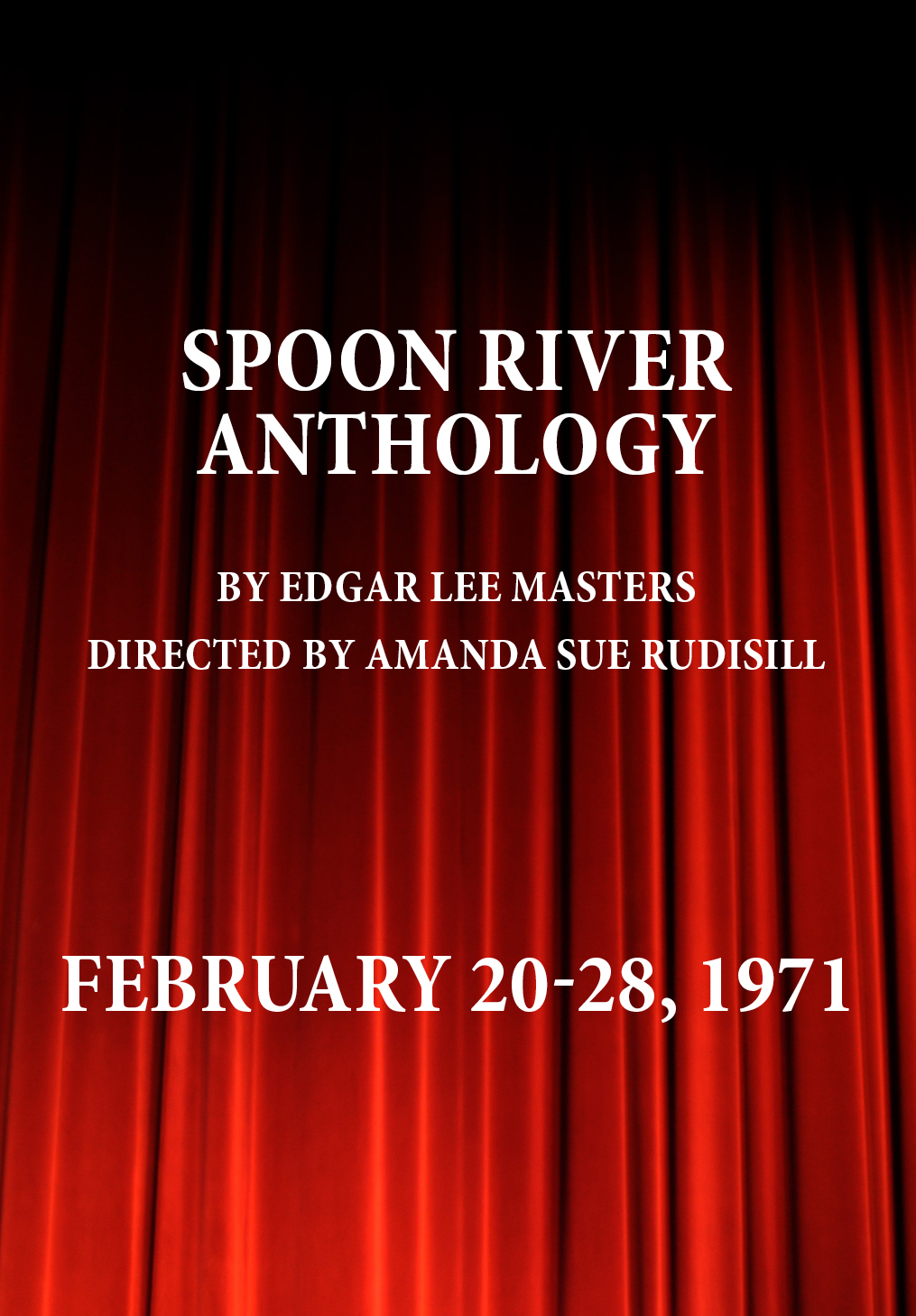 Spoon River Anthology | Theatre Arts | CSUSB