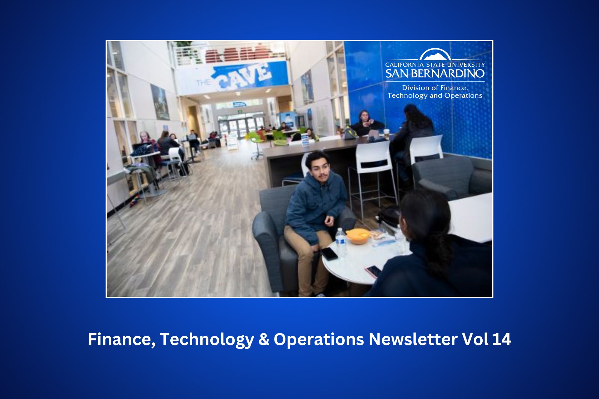 The Cave, Students sitting at table studying