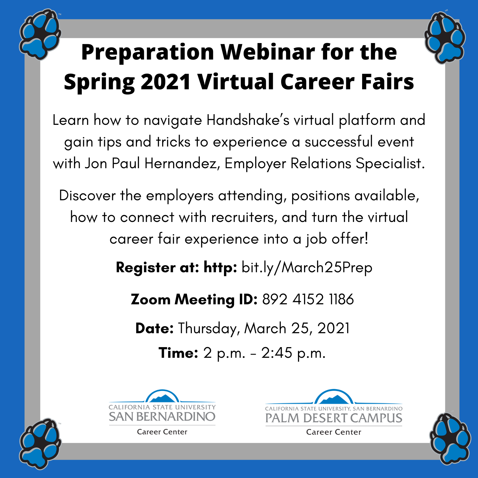 Prep Webinar for the VCF