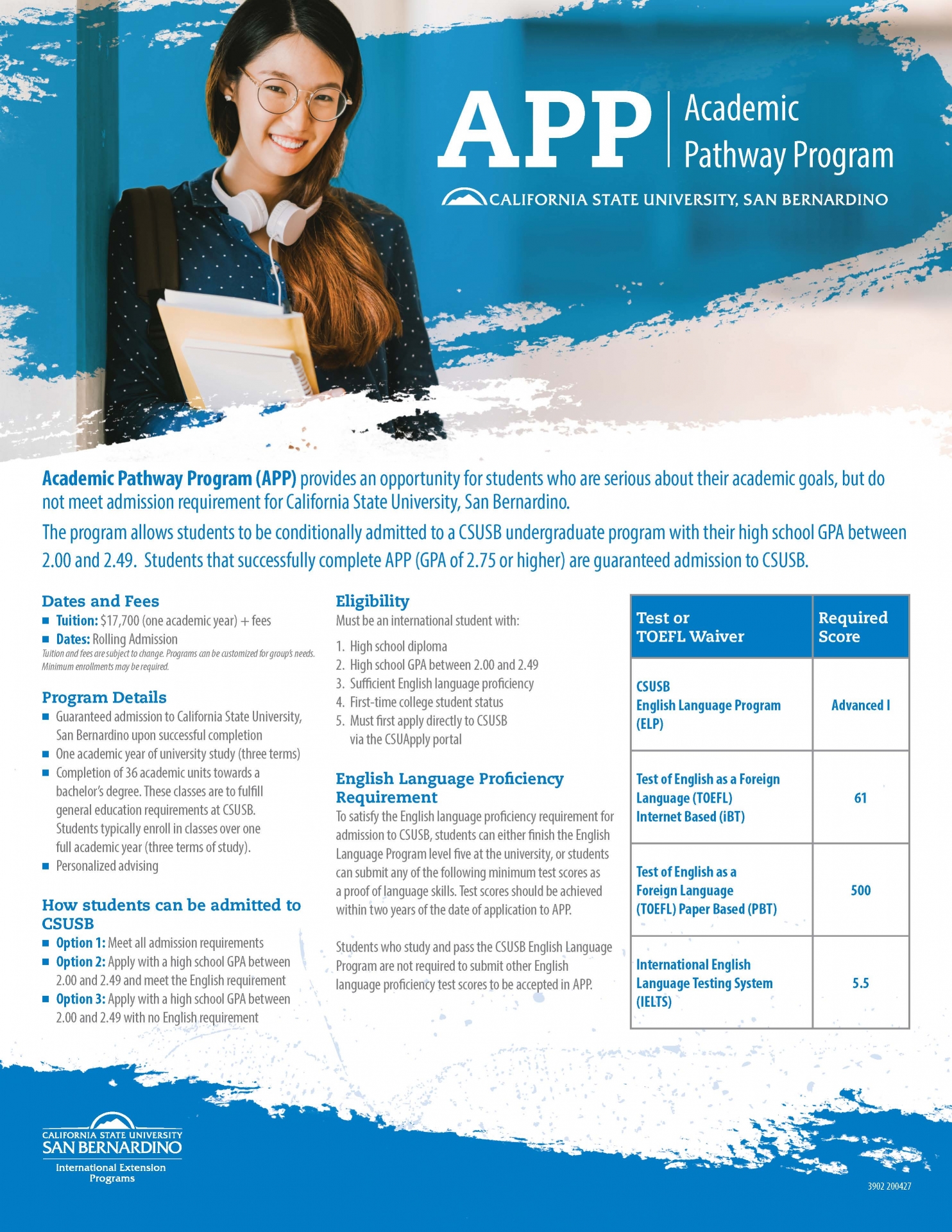 Academic Pathway Program Flyer