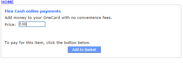 Flex Cash Online Payments