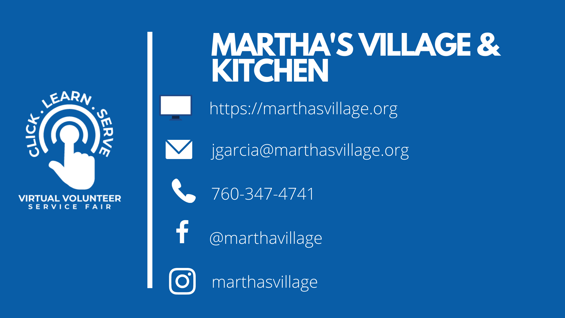 Martha's Village & Kitchen nonprofit video for Virtual Volunteer Fair.