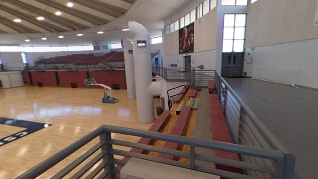 Coussoulis Arena second floor observation deck