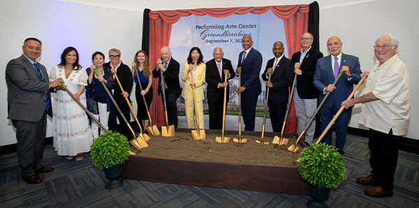 groundbreaking for Performing Arts Center