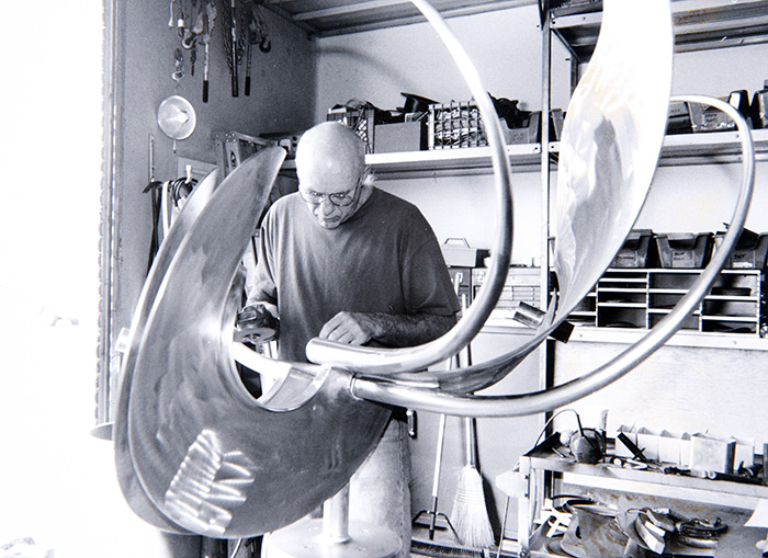Richard M. Johnston, in his Colton studio, circa 1993 Richard M. Johnston, in his Colton studio, circa 1993