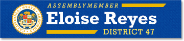Assemblymember Eloise Reyes District 47 logo