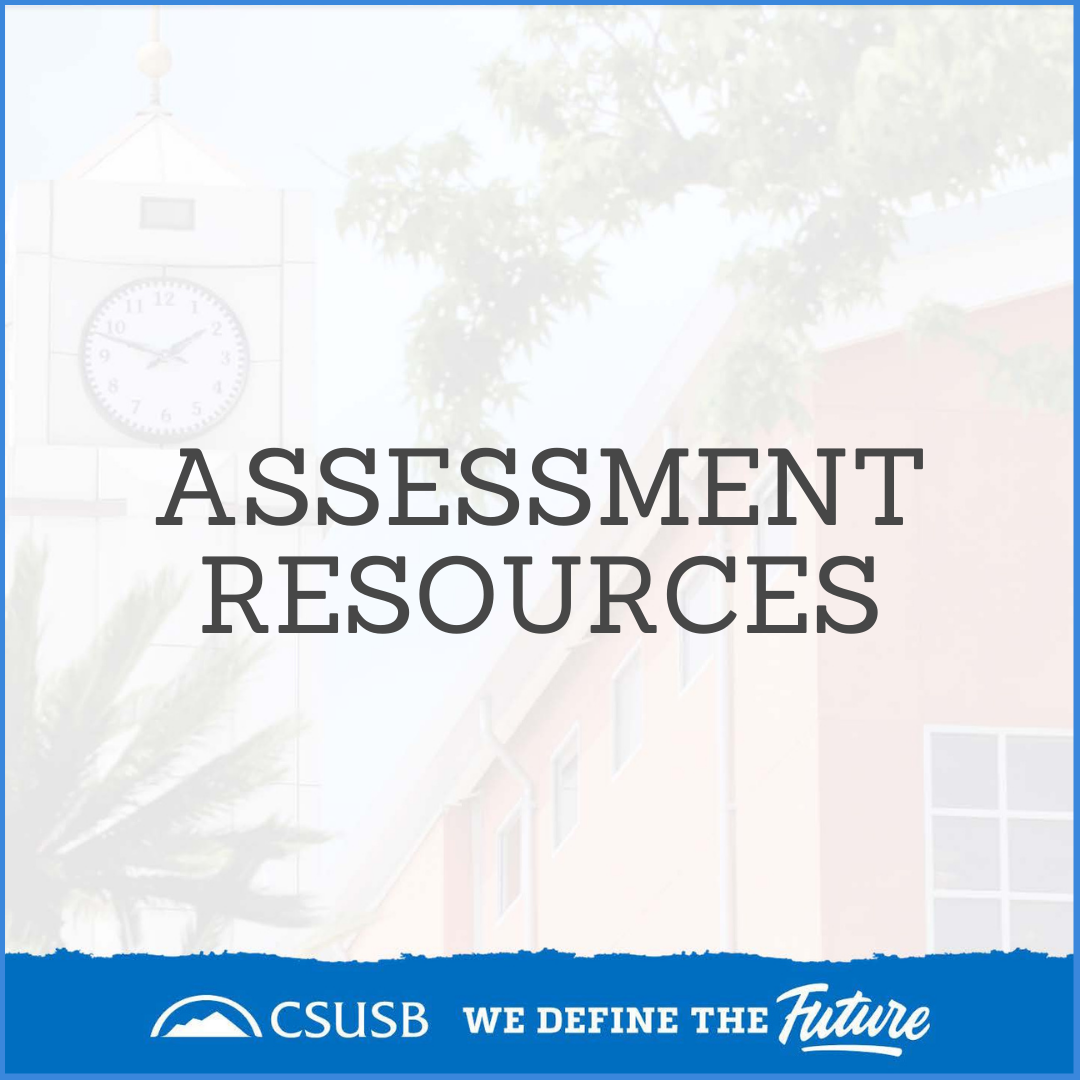 Assessment Resources 