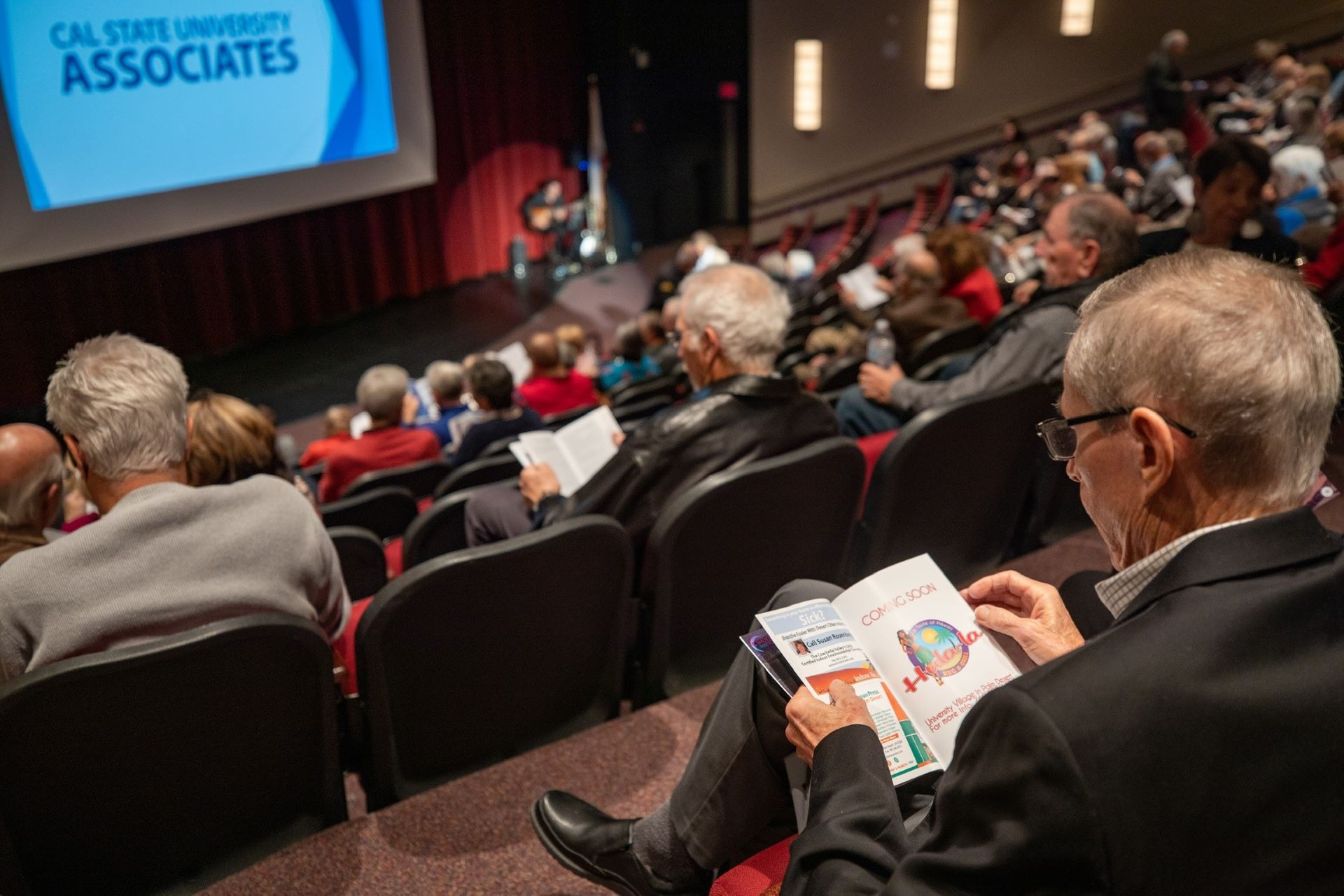 Associates event in Indian Wells Theater