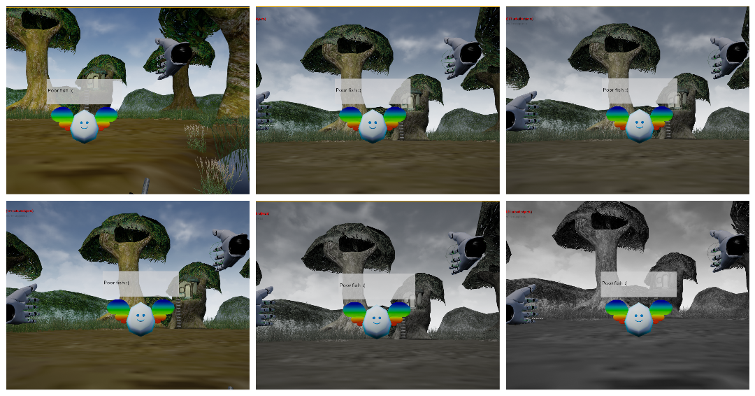 The island reflects the damage to the ecosystem