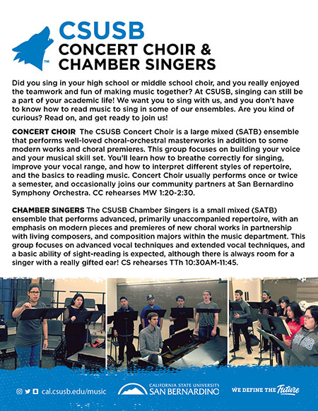 Choir Flyer