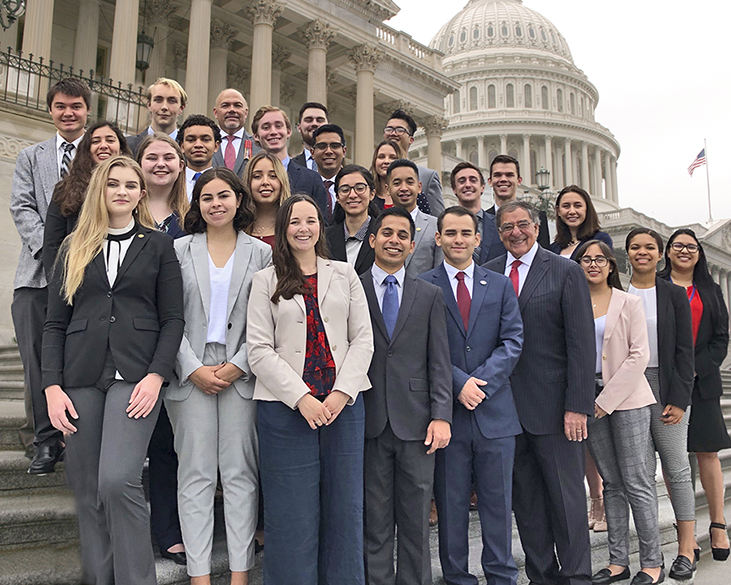 Group photo with Jeffrey Bongga at Washington DC.