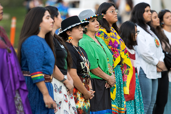 Attendees at California Native American Day at CSUSB