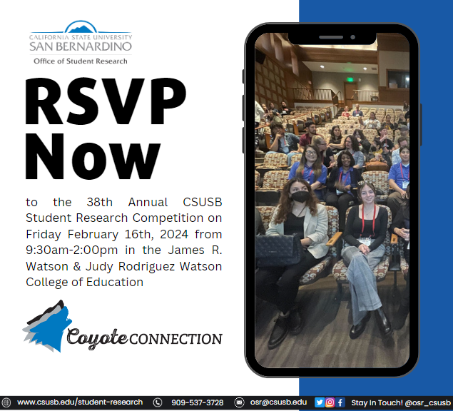 Csusb Research CSUSB Student Research Competition | Student Research | CSUSB