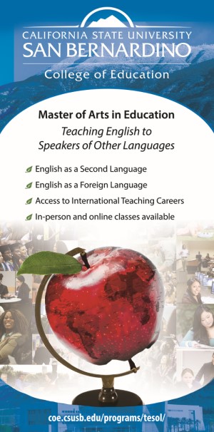 Teaching English to Speakers of Other Languages