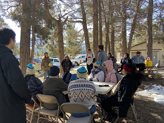 Day 2 at Big Bear to volunteered with So Cal Mountains Foundation.