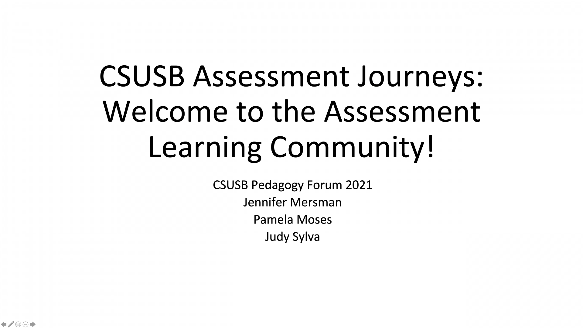 CSUSB Assessment Journeys