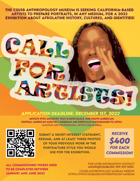 Call for Artists for Afrolatine portraits