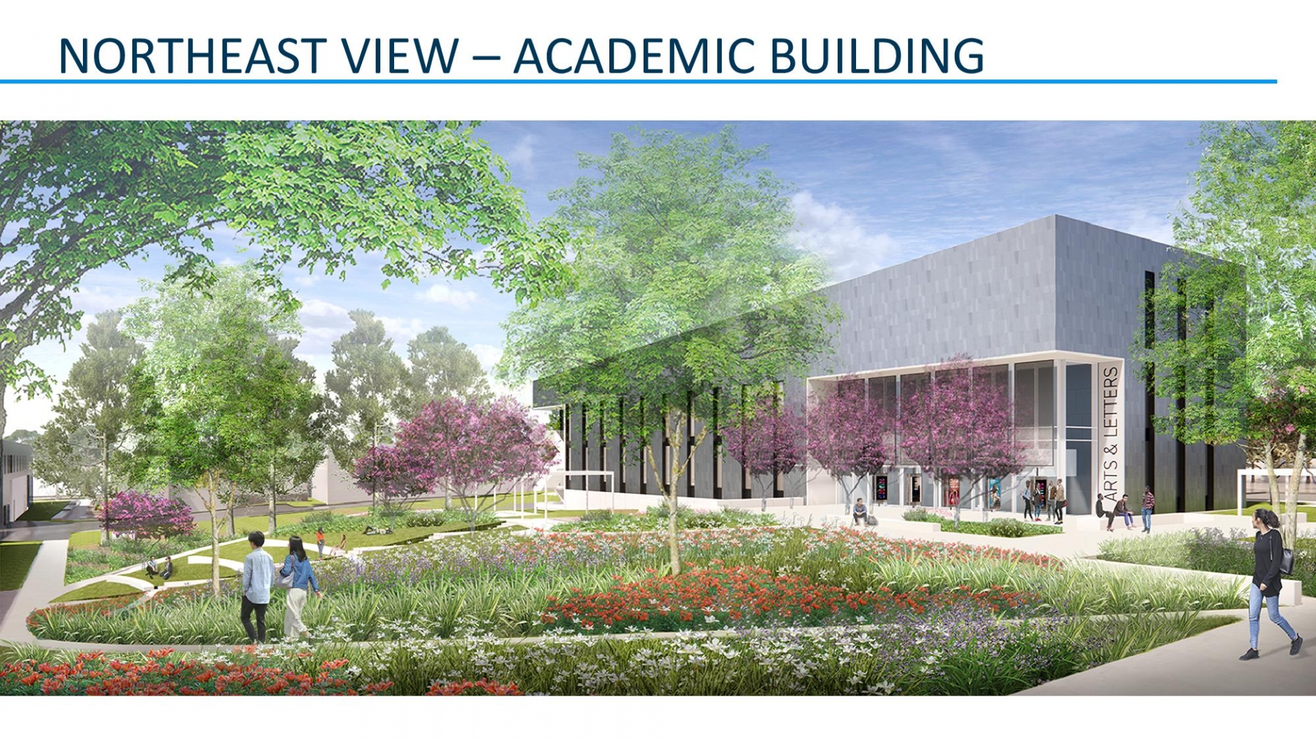 Academic building render