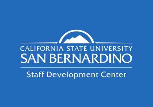 CSUSB Staff Development Center logo