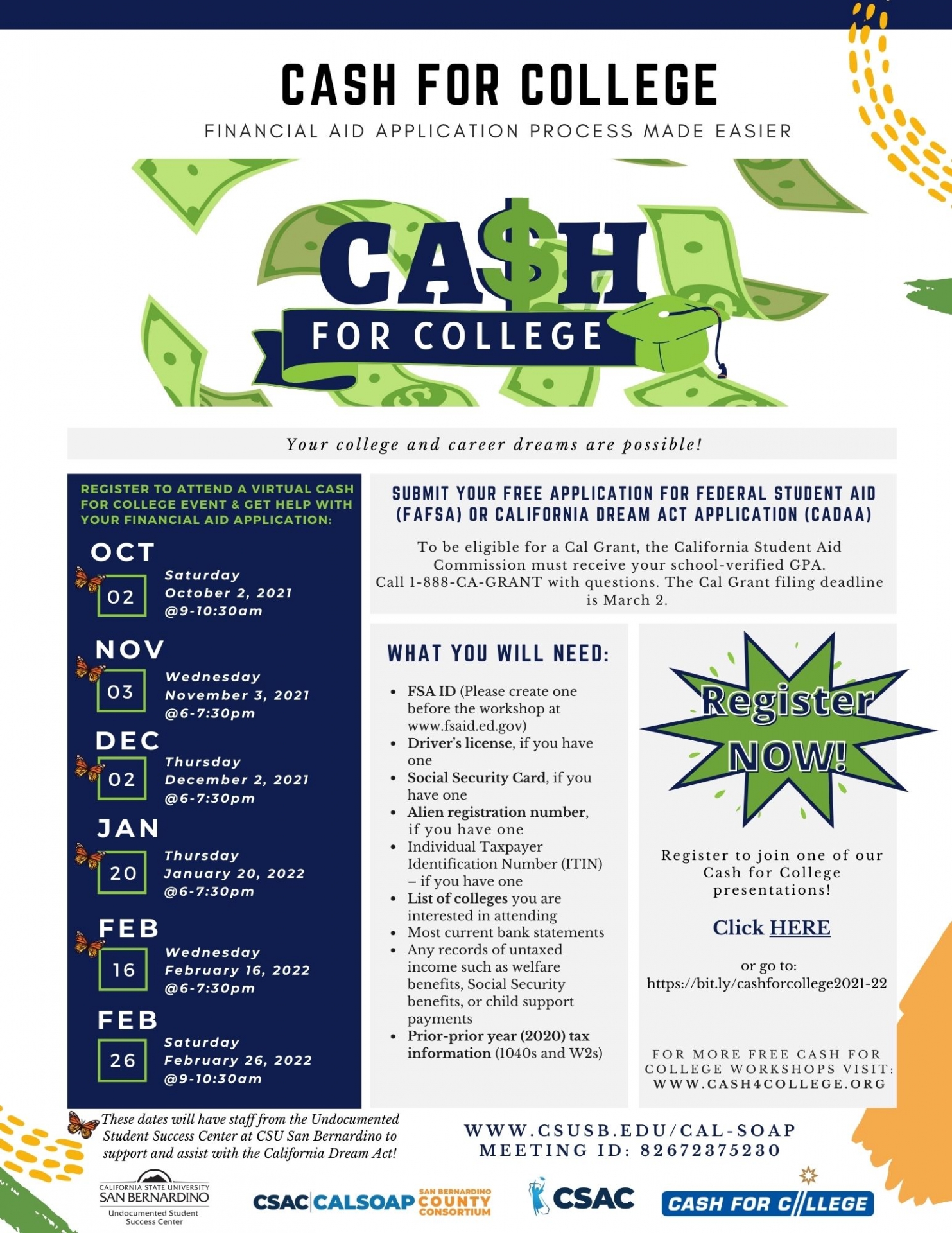 Cash4College Flyer