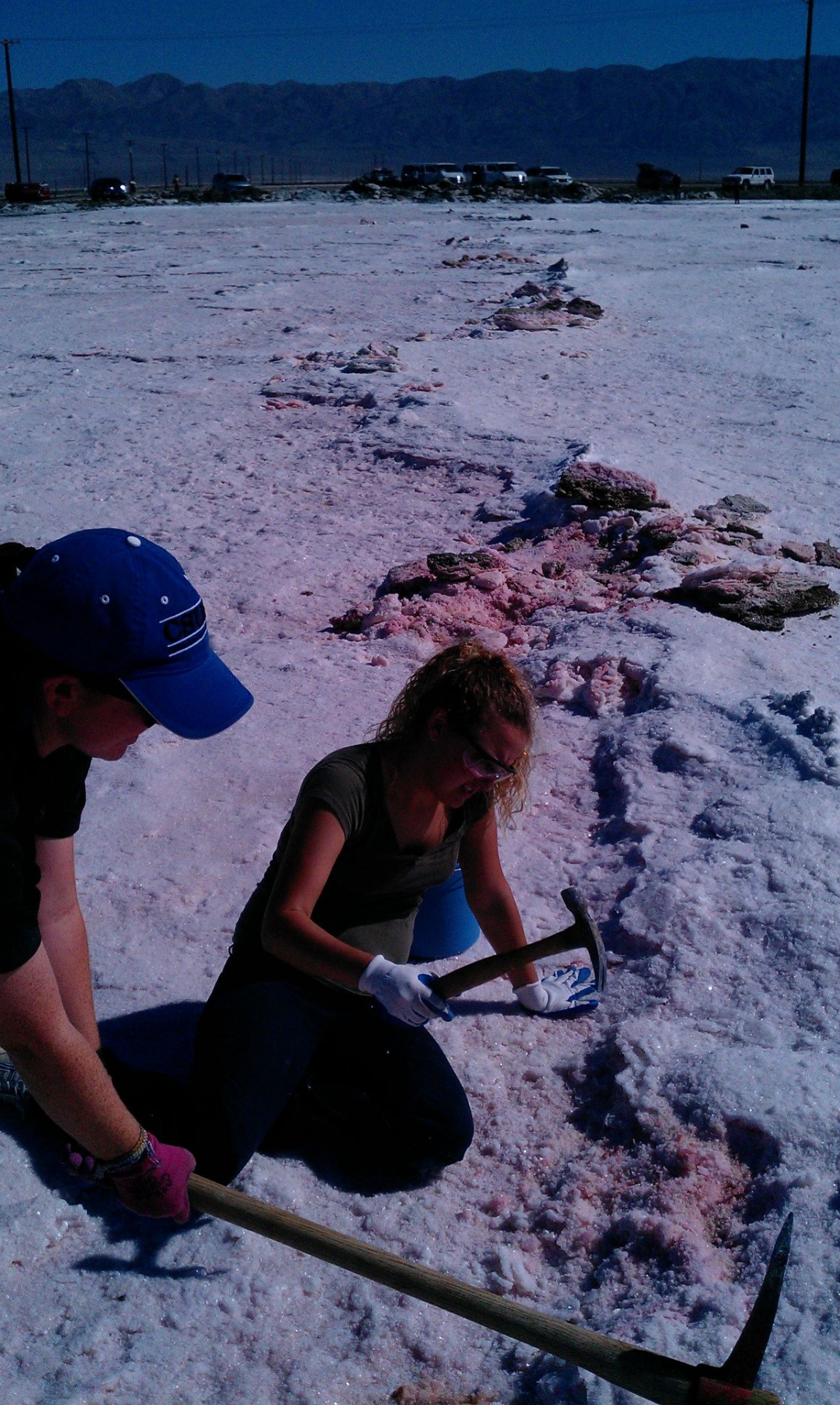 Digging for rocks