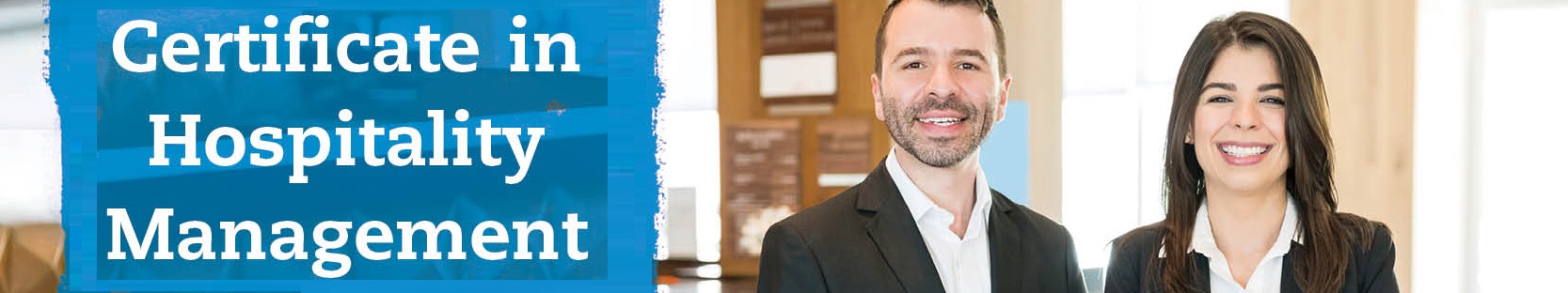 Certificate in Hospitality Management Banner
