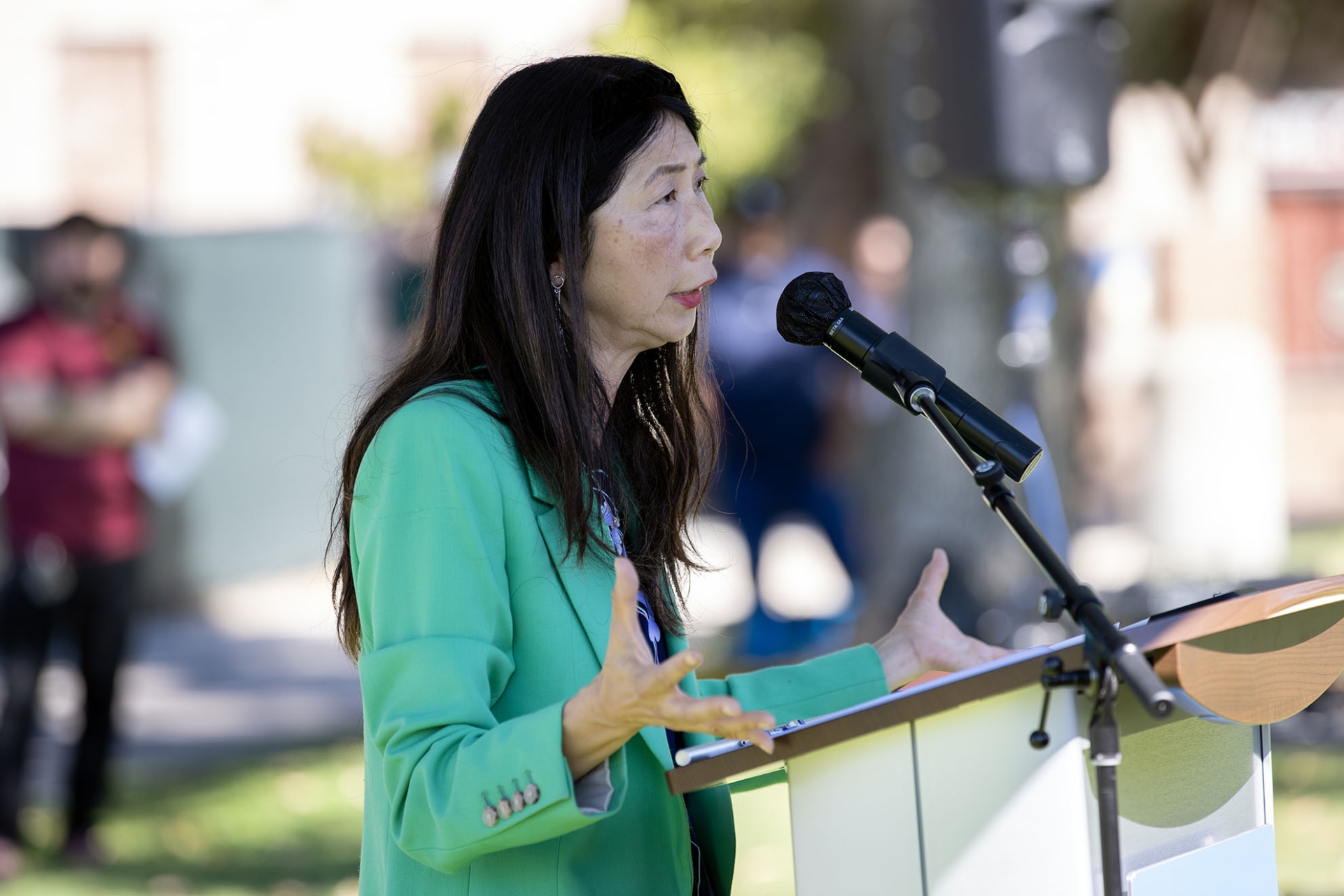 Rueyling Chuang, dean of the College of Arts and Letters