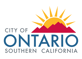 City of Ontario logo with sun and mountains