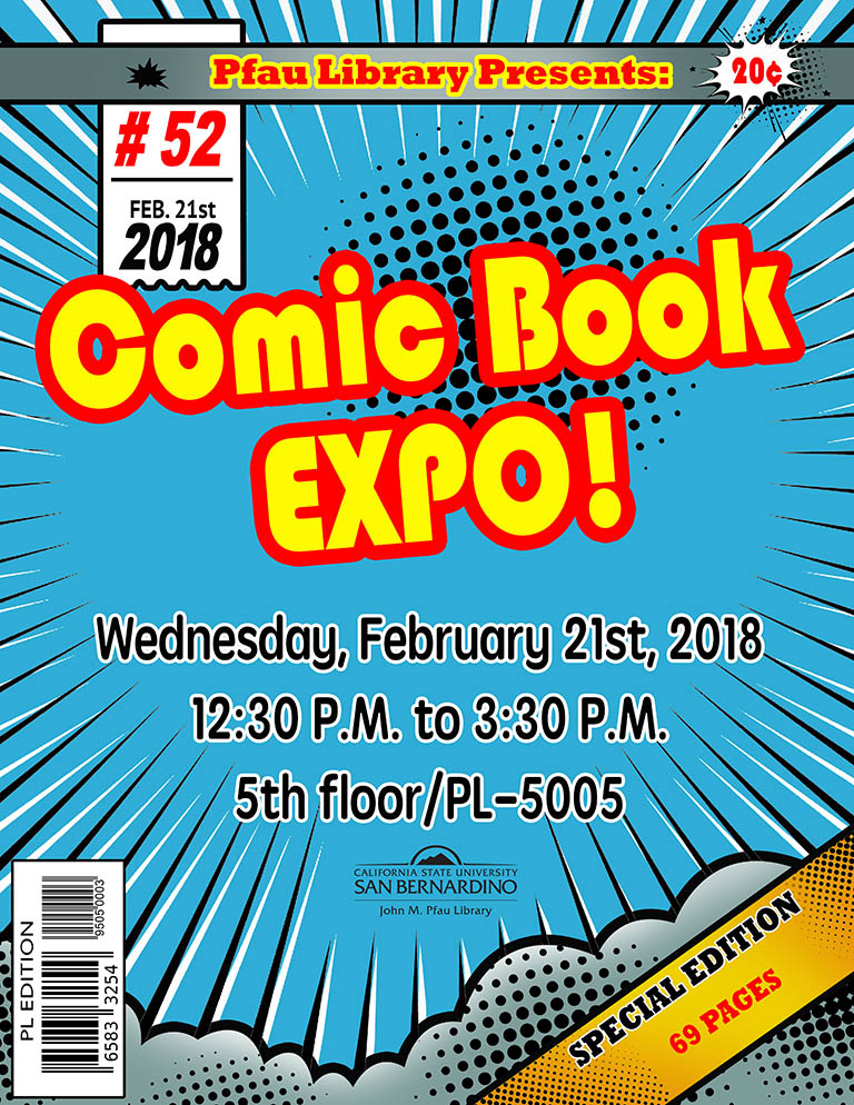 CSUSB Pfau Library hosts comic book expo this month