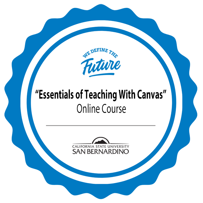 Badge Representing Participation in Essentials of Teaching with Canvas