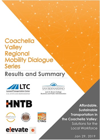 Coachella Valley Regional Mobility Dialogue Series