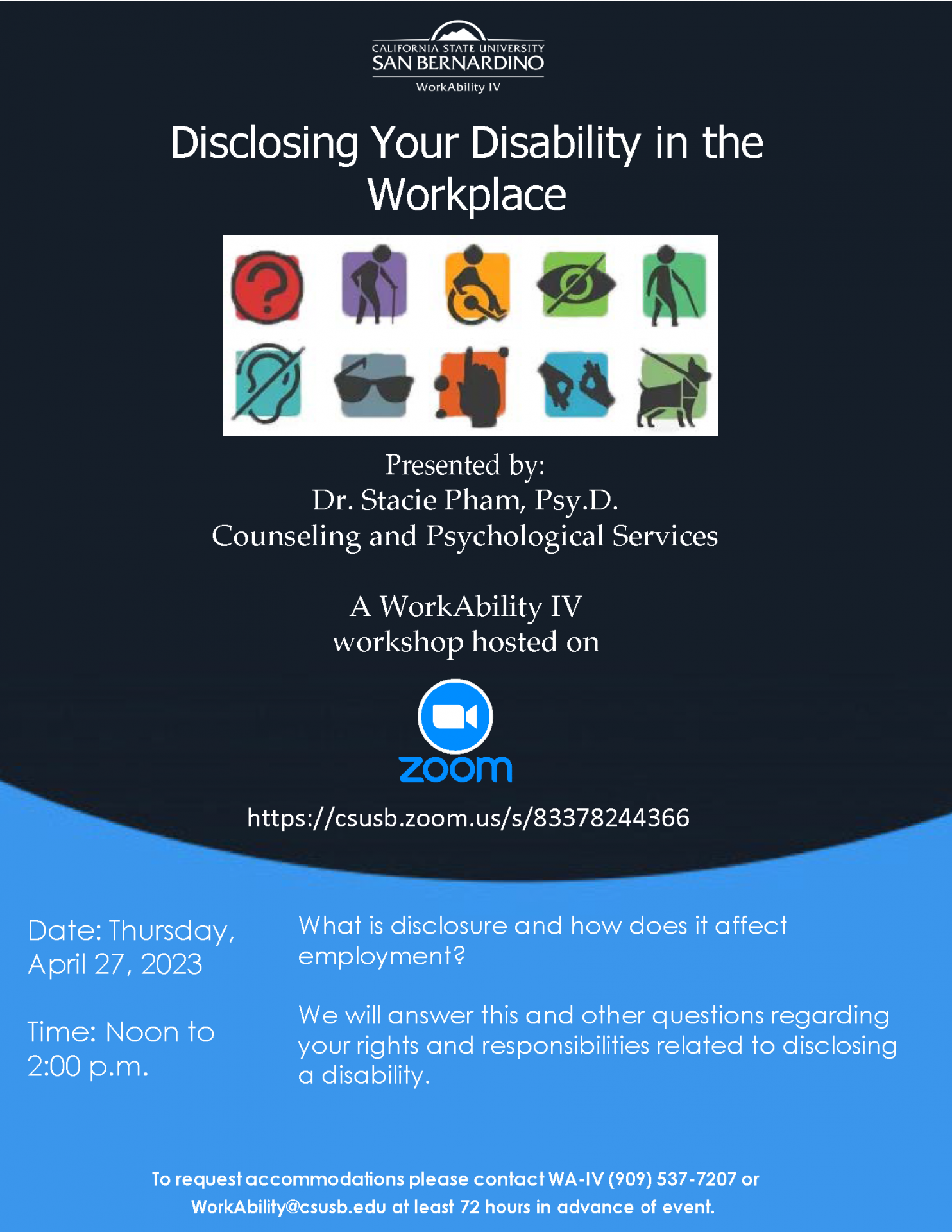 Image of WorkAbility IV Workshop flyer