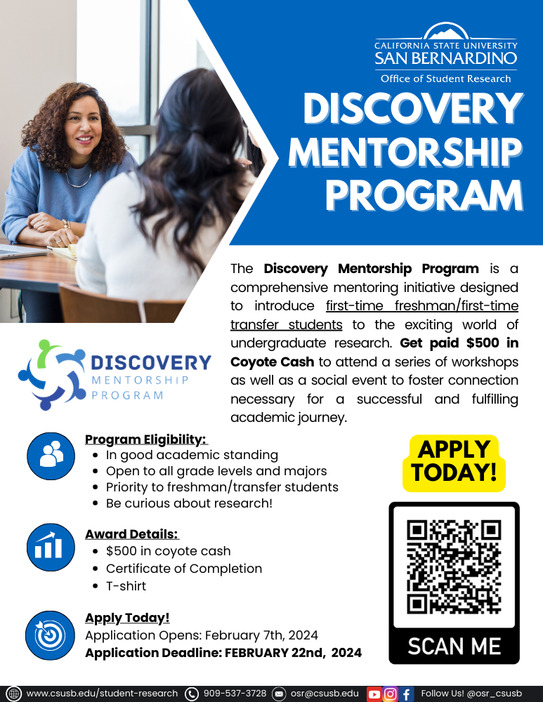 Discovery Mentorship Program