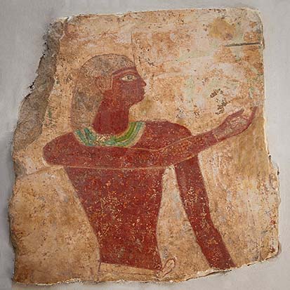 Wall Painting Fragment Tomb of Aba