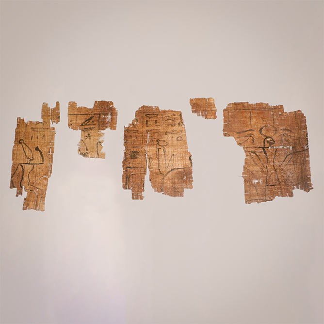 Papyrus Fragments with Excerpts of the Book of the Amudat (Hours 10 & 11)
