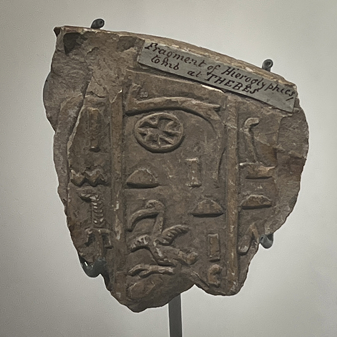 Inscribed Fragments from a New Kingdom Tomb